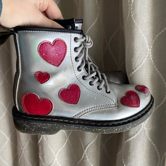 Dr. Martens Other - JUNIOR 1460 GLITTER STAR PATENT LACE UP BOOTS